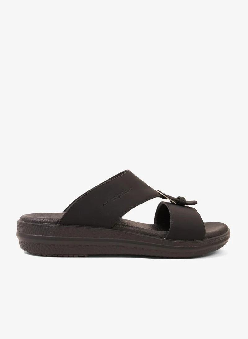 كومفورت بلس صنادل مريحة بلا حدود باللون الأسود